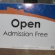 Open Free Admission