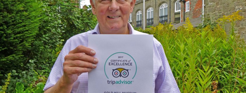 Chairman David Silverside with Trip Advisor Certficate of Excellence