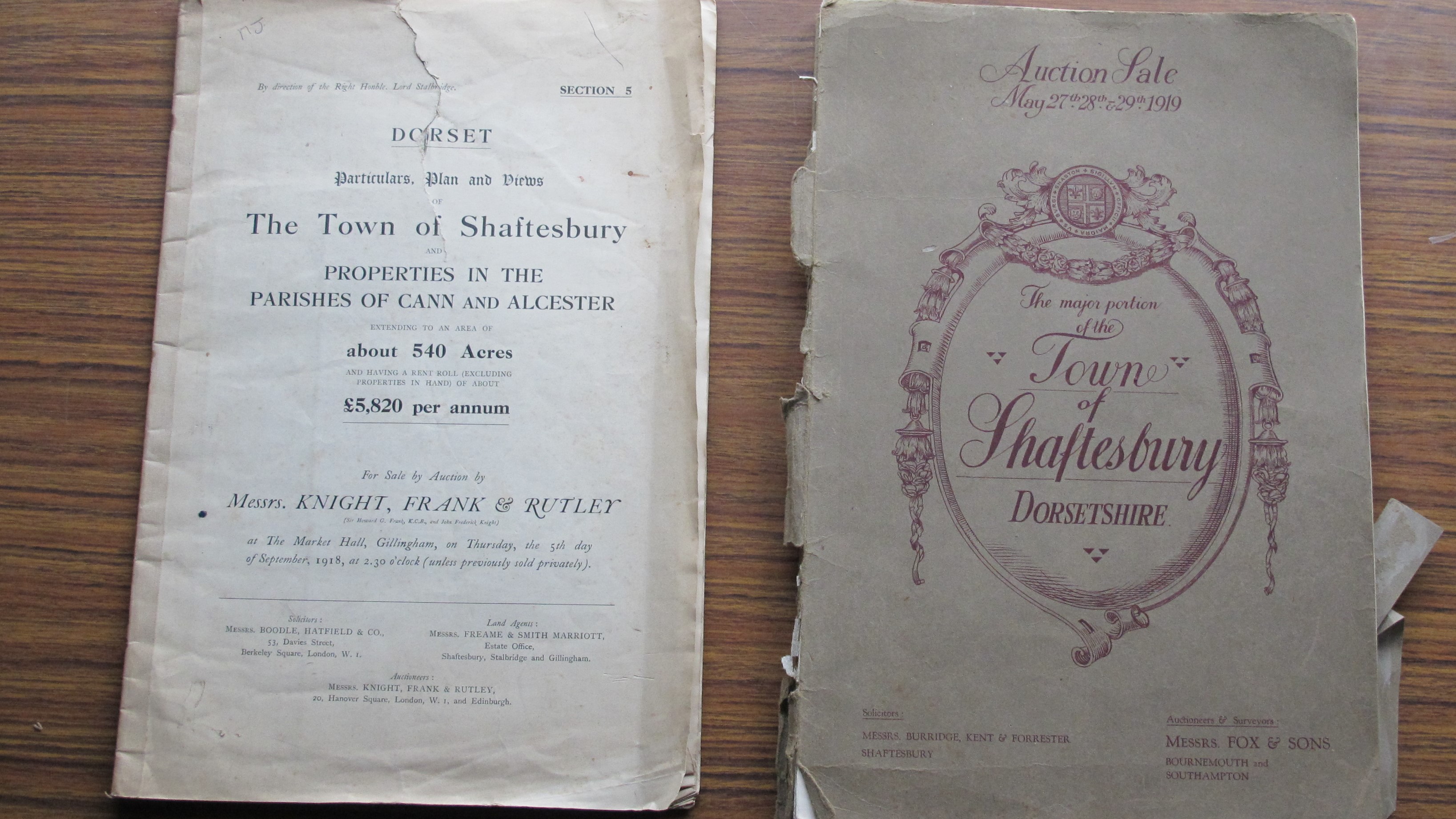 A Hundred Years Since The Sale of Shaftesbury - The Town They Sold ...