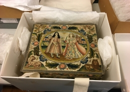 Charles II Needlework Decorative Box