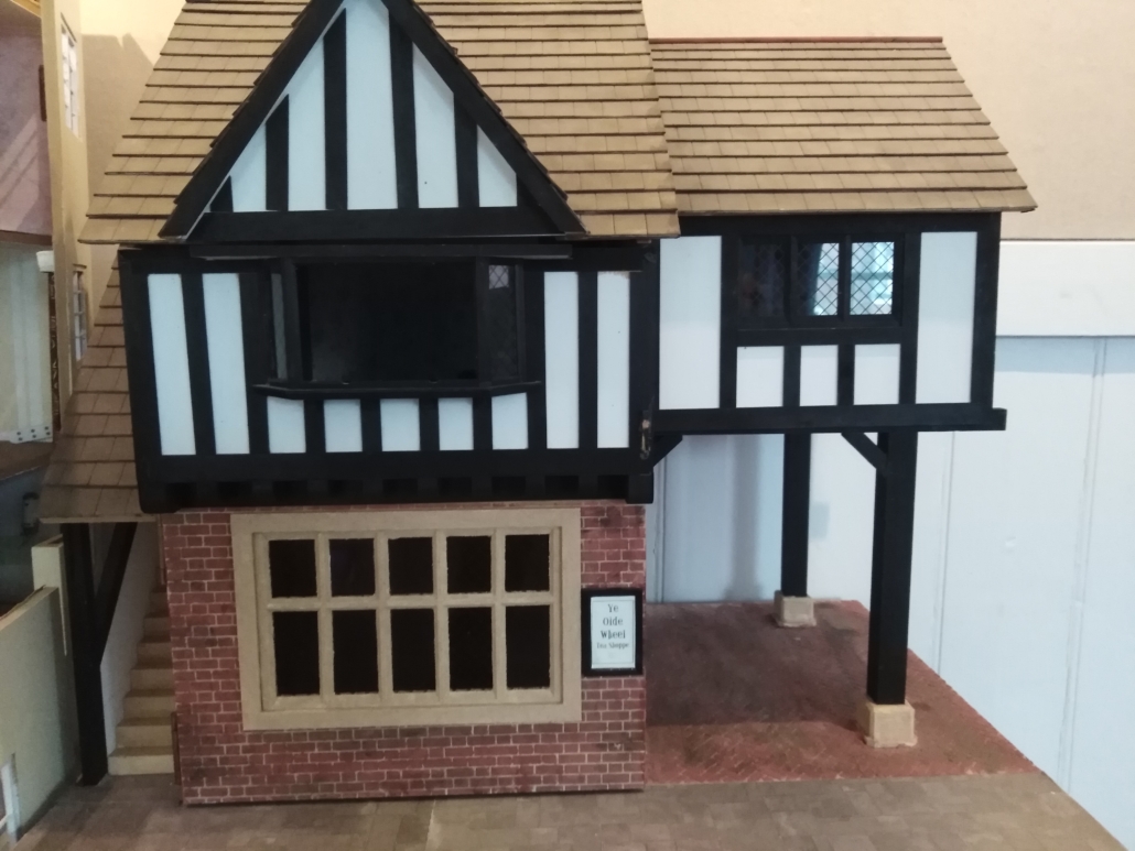 Miniature Tudor Tea Rooms by Tryphena Orchard