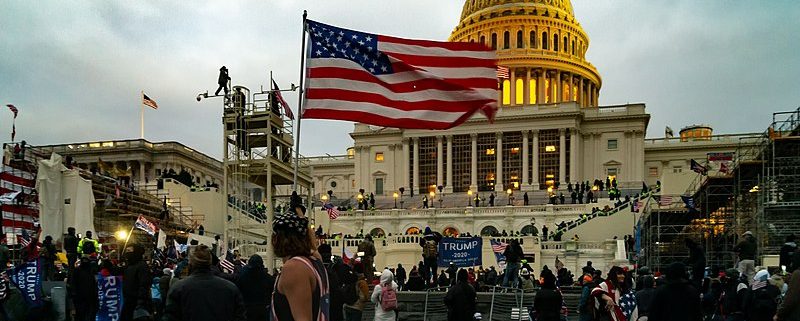 Storming of the US Capitol 06 January 2021 (photo by Tyler Merbler)