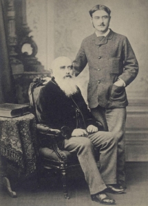 John Lockwood Kipling and Rudyard Kipling, c.1890