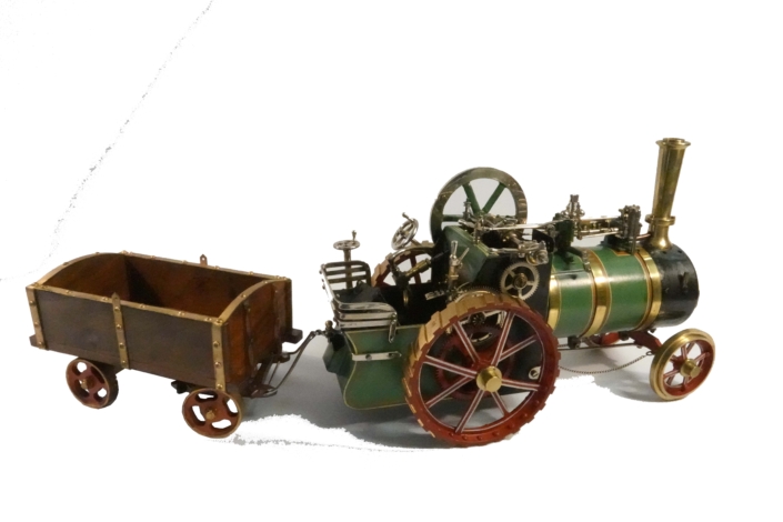 "Kitty" model steam traction engine 1897. John Farris & Sons built full-size versions. Kindly loaned by the Farris family
